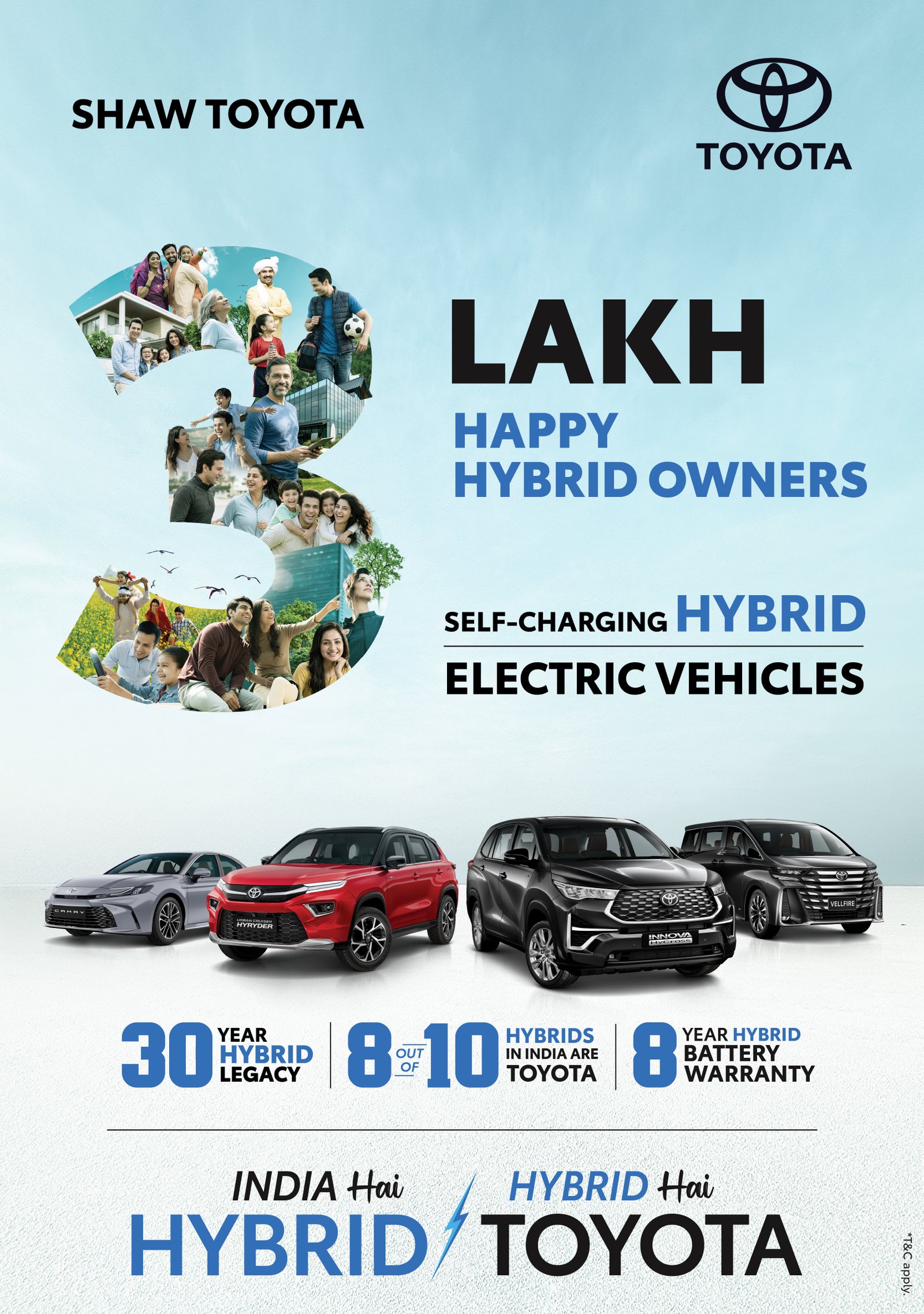 3 Lakh Happy Hybrid Owners